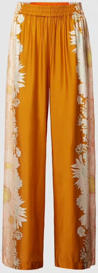 Oilily Wide leg stoffen broek met bloemenprint model 'PUTRYA' - Foto 2
