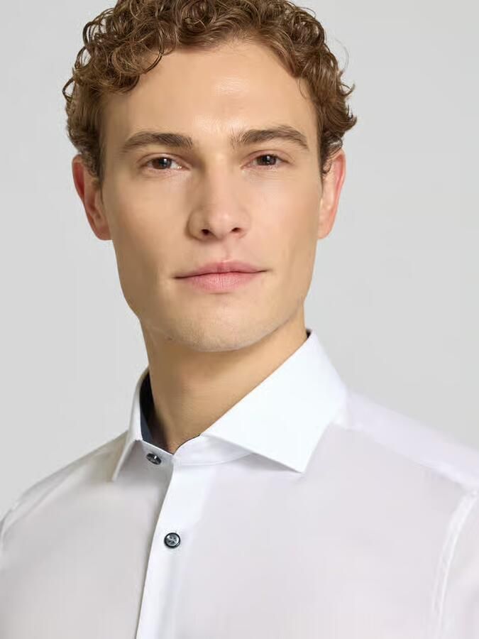 OLYMP Level Five Body fit zakelijk overhemd met kentkraag model 'Royal' - Foto 3