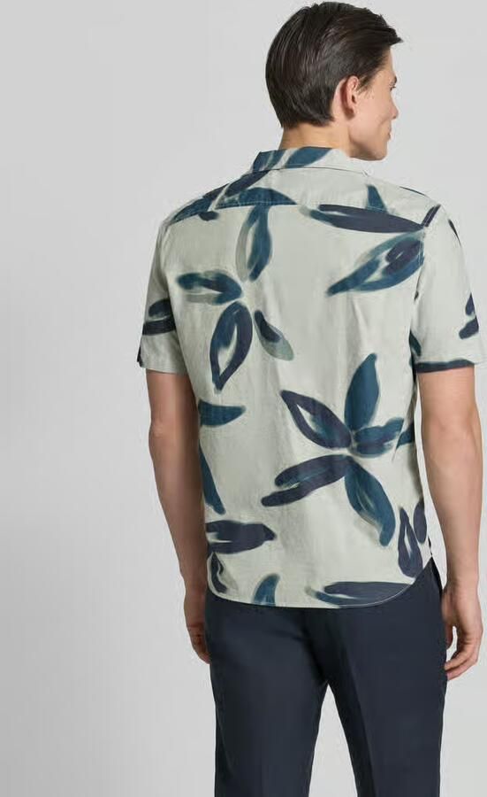 OLYMP Level 5 casual fit vrijetijdshemd in allover-look - Foto 3