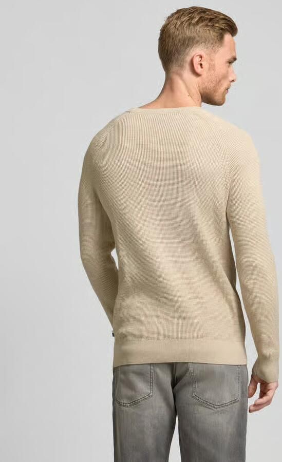 OLYMP Level Five Gebreide pullover met ribboorden - Foto 3