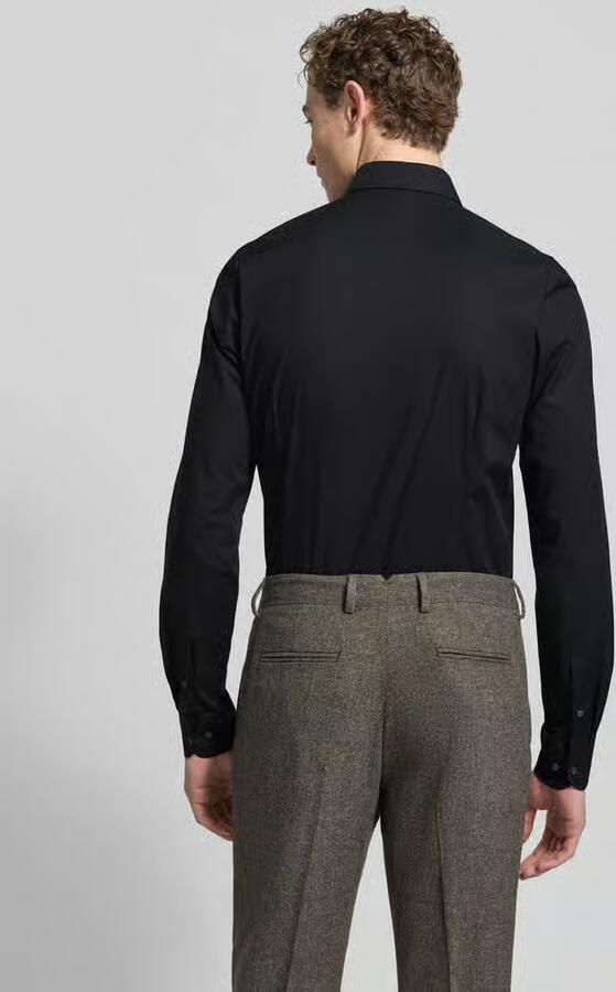 OLYMP Level Five Slim fit zakelijk overhemd van popeline met extra lange mouwen - Foto 8
