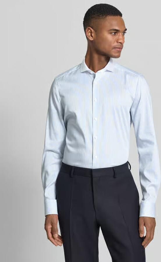OLYMP Level Five Slim fit fineliner Zakelijk Hemd met contrastkraag - Foto 4