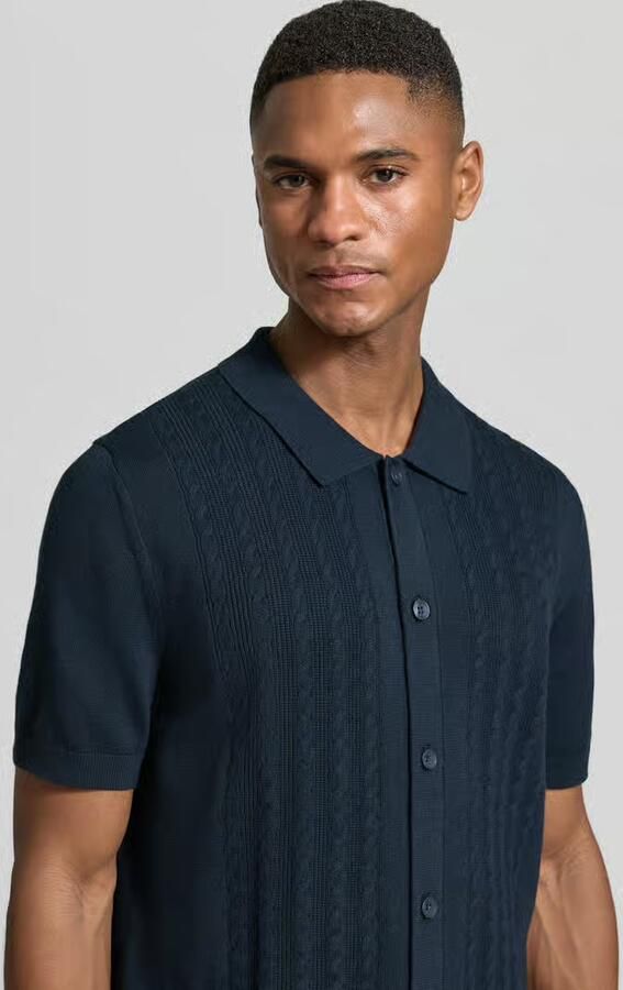 OLYMP Level 5 slim fit poloshirt met 1 2-mouwen