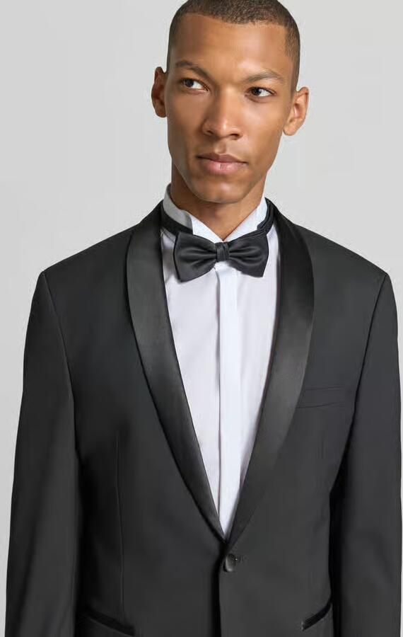 OLYMP Level 5 Slim fit smokingoverhemd van popeline met stretch - Foto 7