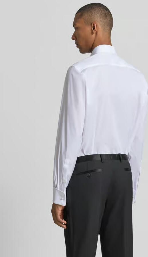 OLYMP Level 5 Slim fit smokingoverhemd van popeline met stretch - Foto 9