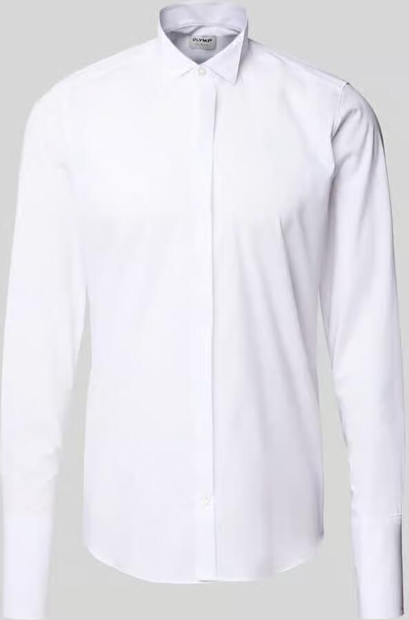 OLYMP Level 5 Slim fit smokingoverhemd van popeline met stretch