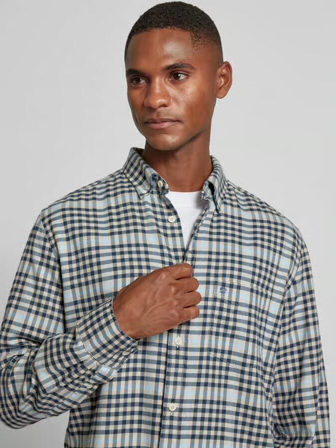 OLYMP Level Five Slim fit vrijetijdsoverhemd met button-downkraag