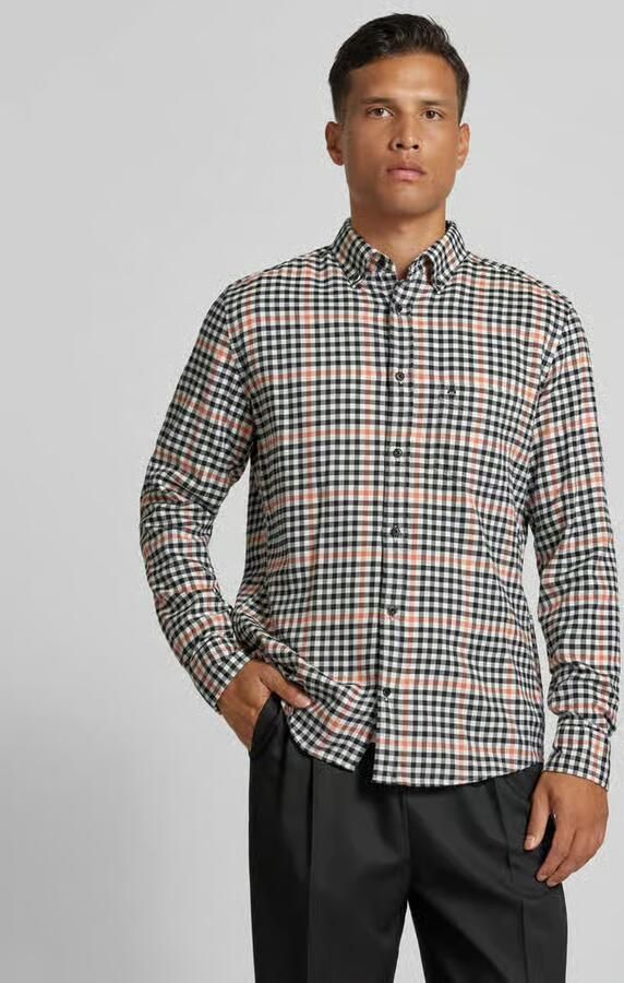 OLYMP Level Five Slim fit vrijetijdsoverhemd met button-downkraag - Foto 4