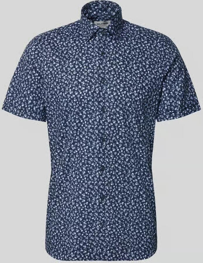 OLYMP Level 5 slim fit vrijetijdsoverhemd met florale all-over print - Foto 2