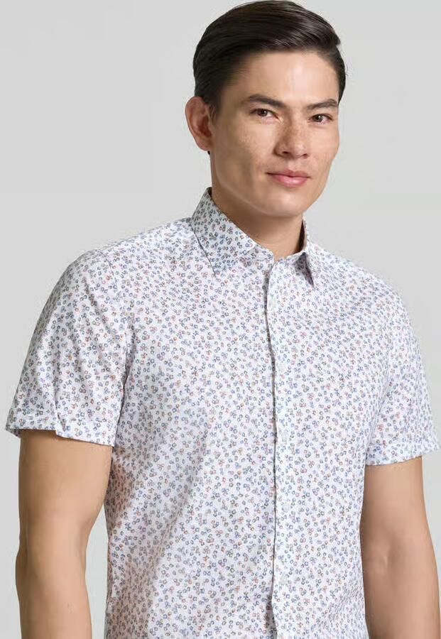 OLYMP Level 5 slim fit vrijetijdsoverhemd met florale all-over print