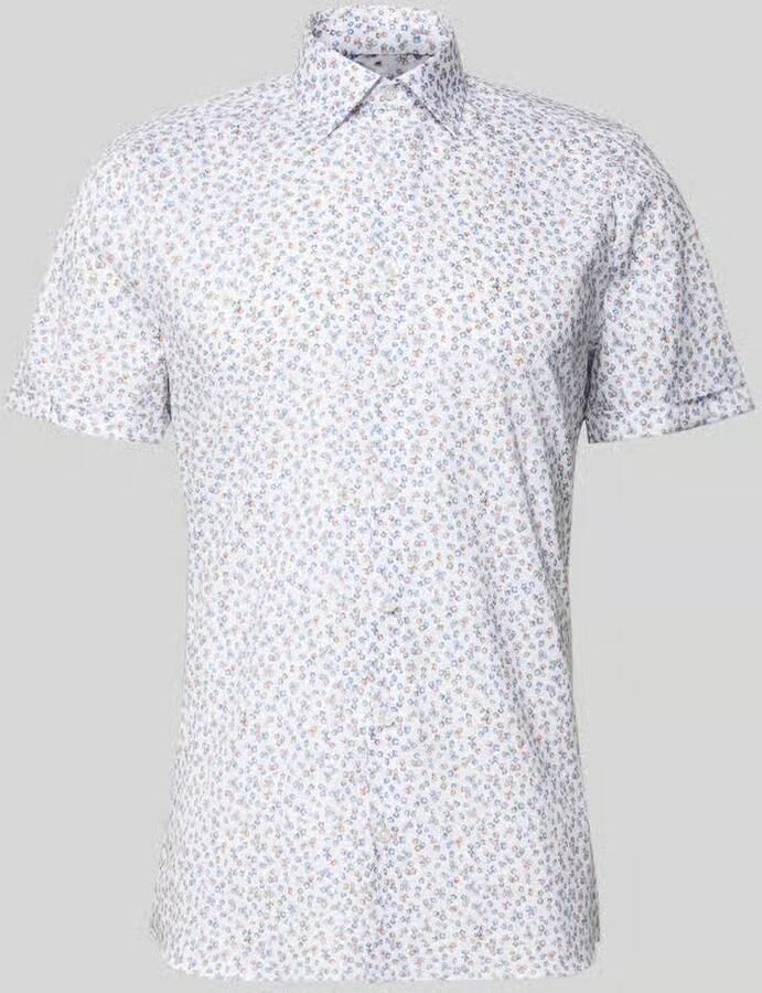 OLYMP Level 5 slim fit vrijetijdsoverhemd met florale all-over print - Foto 2
