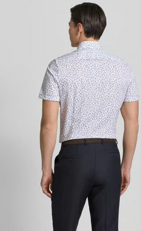 OLYMP Level 5 slim fit vrijetijdsoverhemd met florale all-over print