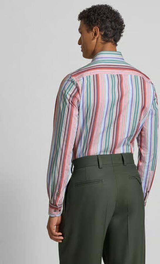 OLYMP Level Five Slim fit vrijetijdsoverhemd met kentkraag