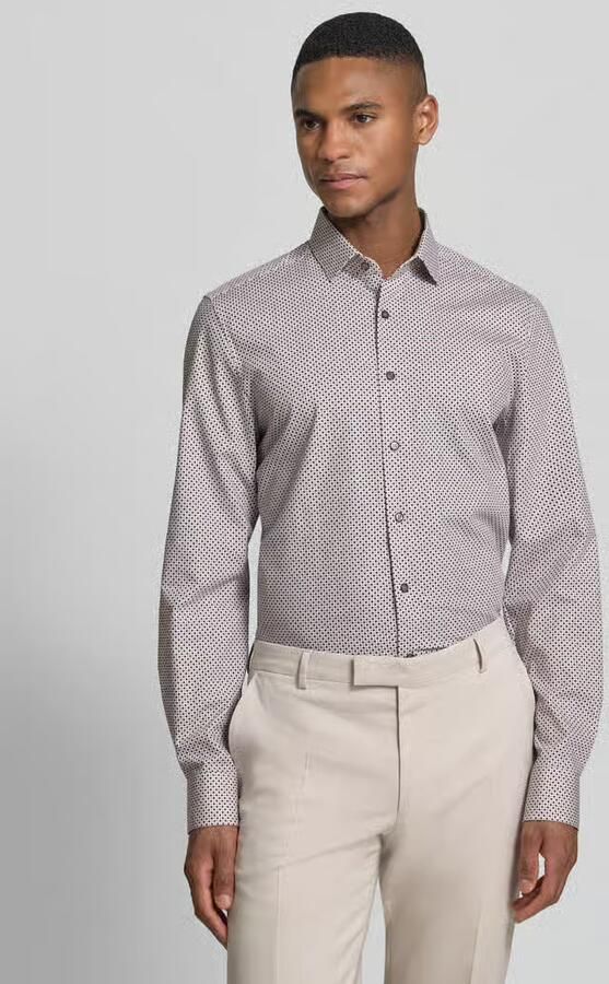 OLYMP Level Five Slim fit vrijetijdsoverhemd met kentkraag - Foto 3