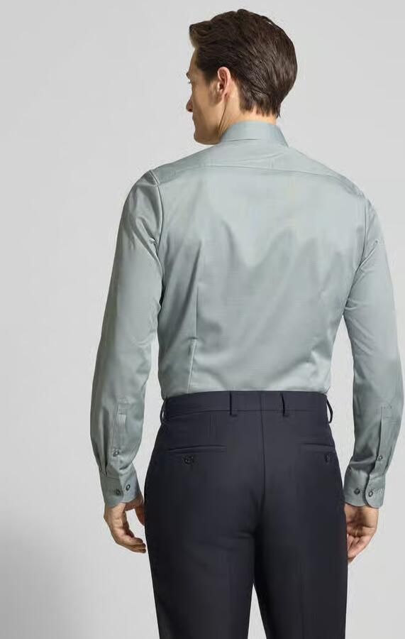 OLYMP Level Five Slim fit vrijetijdsoverhemd met kentkraag - Foto 3