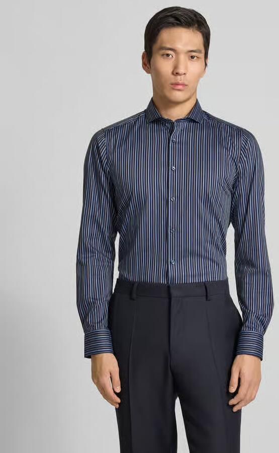 OLYMP Level Five Slim fit zakelijk overhemd met haaikraag - Foto 4