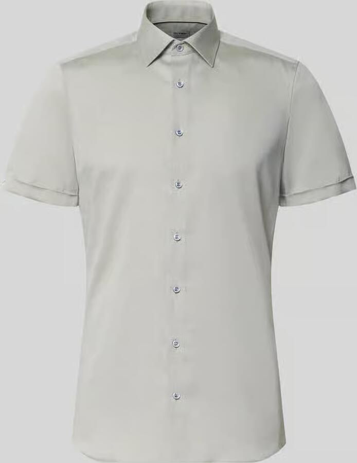 OLYMP Level 5 slim fit zakelijk hemd met kentkraag