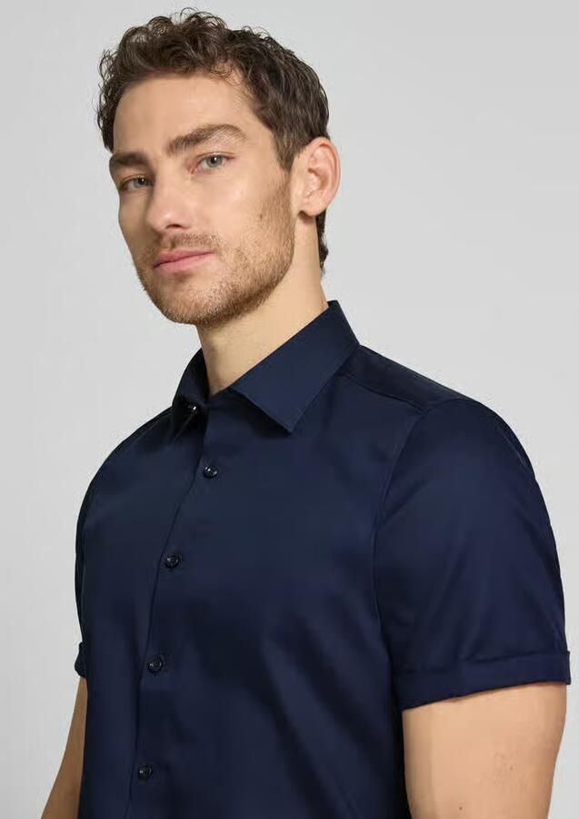 OLYMP Level 5 slim fit zakelijk hemd met kentkraag