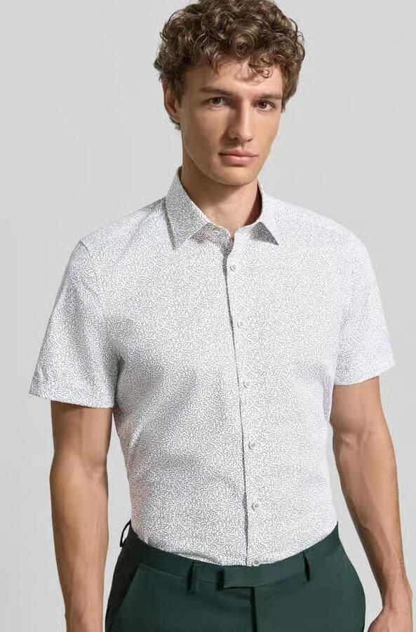 OLYMP Level 5 slim fit zakelijk hemd met kentkraag