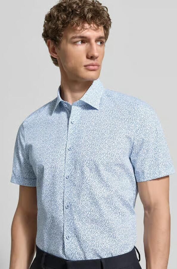 OLYMP Level 5 slim fit zakelijk hemd met kentkraag
