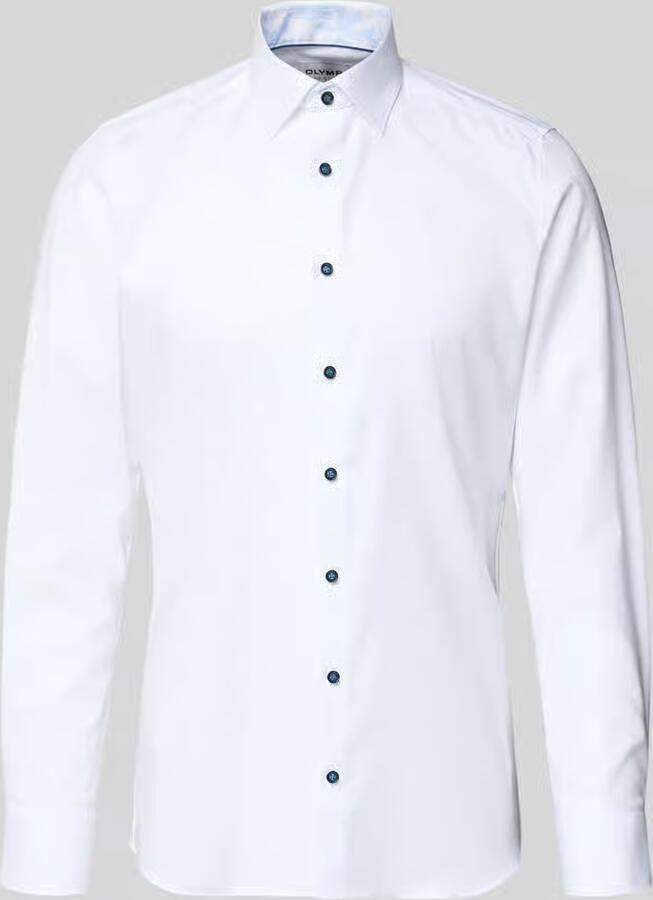OLYMP Level 5 slim fit zakelijk hemd met kentkraag - Foto 2