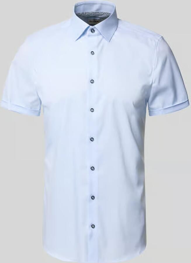 OLYMP Level 5 slim fit zakelijk hemd met kentkraag - Foto 2