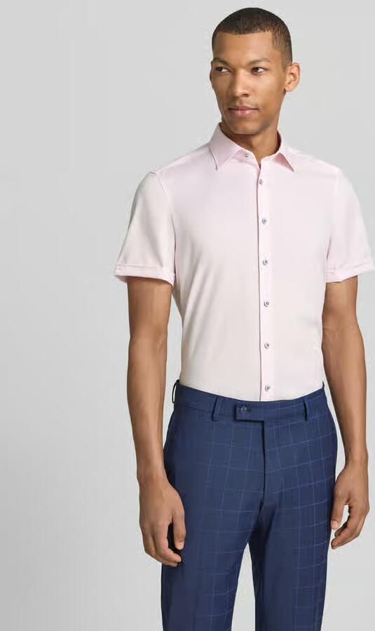 OLYMP Level 5 slim fit zakelijk hemd met kentkraag - Foto 3