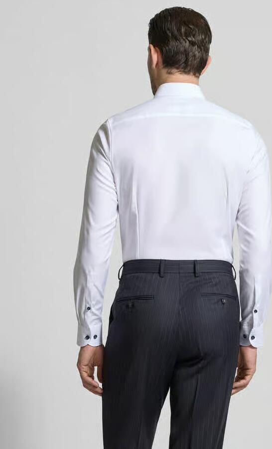 OLYMP Level 5 slim fit zakelijk hemd met kentkraag - Foto 3