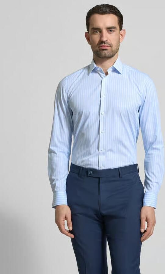 OLYMP Level 5 slim fit zakelijk hemd met kentkraag - Foto 3