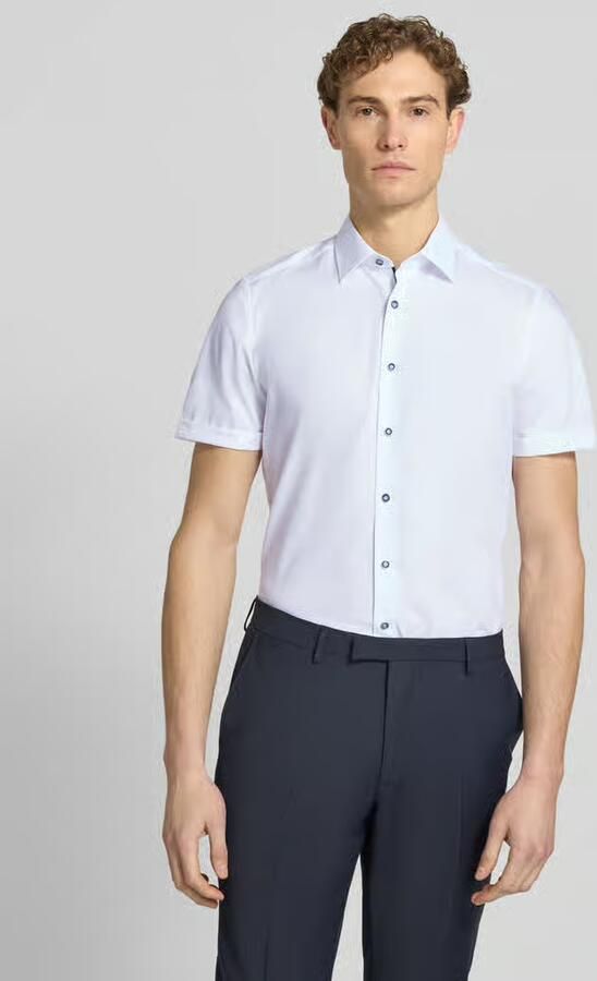 OLYMP Level 5 slim fit zakelijk hemd met kentkraag - Foto 4