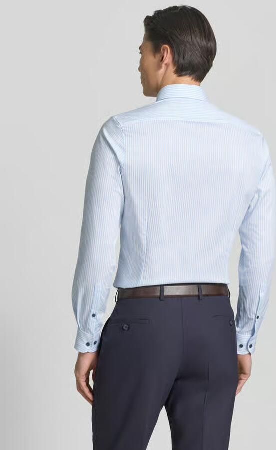 OLYMP Businessoverhemd Level Five body fit Italiaanse knoopsluiting - Foto 2
