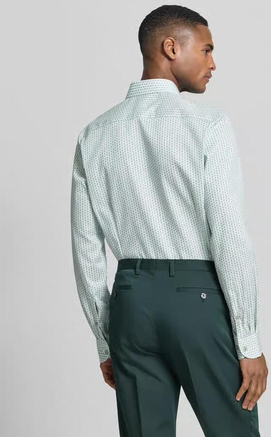 OLYMP Level Five Slim fit zakelijk overhemd van katoen met kentkraag - Foto 4