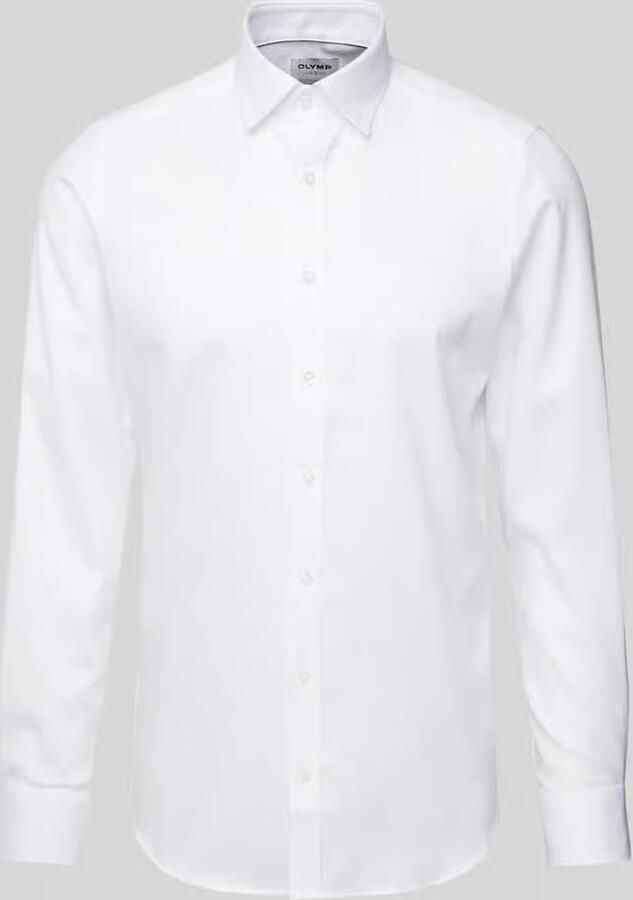 OLYMP Level 5 Slim fit zakelijk overhemd met effen structuur - Foto 8