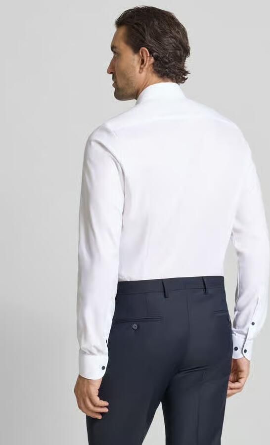 OLYMP Overhemd met lange mouwen Level 5 New York Kentkraag body fit business overhemd extra lange mouw - Foto 6