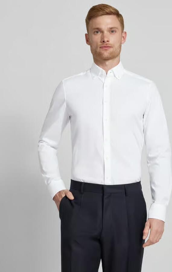 OLYMP Level Five Slim fit zakelijk overhemd met kentkraag - Foto 3
