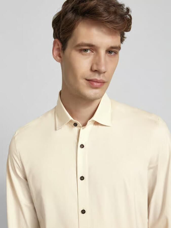 OLYMP Level Five Slim fit zakelijk overhemd met kentkraag model 'New York'