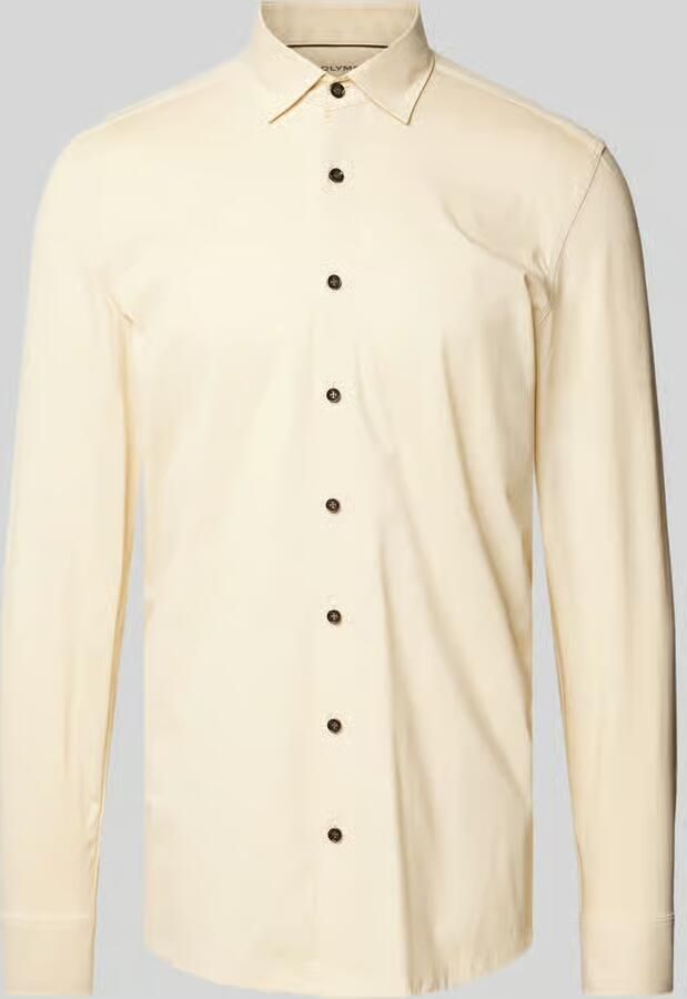 OLYMP Level Five Slim fit zakelijk overhemd met kentkraag model 'New York' - Foto 2