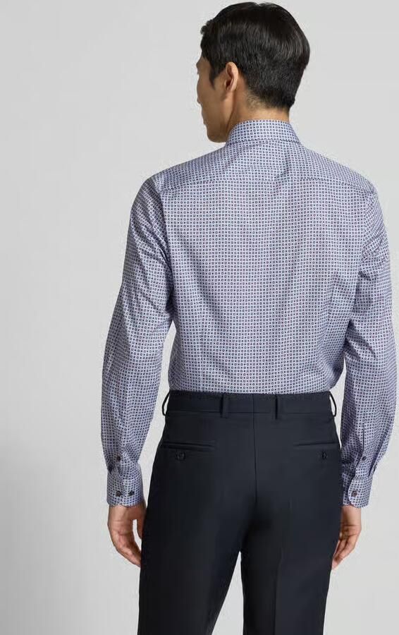 OLYMP Level Five Slim fit zakelijk overhemd van katoen met kentkraag - Foto 3