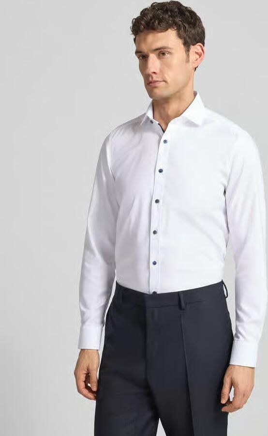 OLYMP Level 5 slim fit zakelijk overhemd van katoenmix - Foto 8