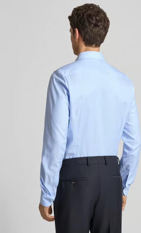 OLYMP Level Five Slim fit zakelijk overhemd van geweven twill met extra lange mouwen - Foto 5