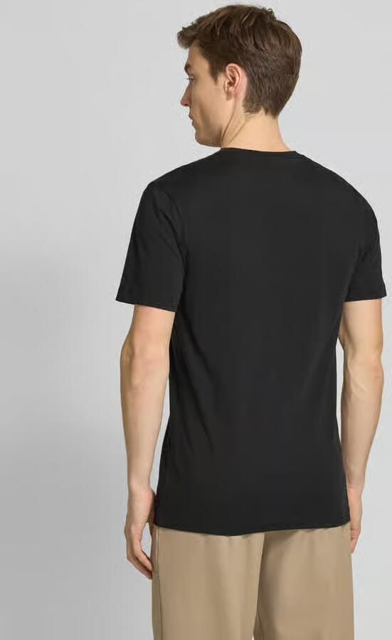 OLYMP T-shirt Casual met ton-in-ton logo-borduursel op de mouw (set 2-delig 2 stuks) - Foto 4