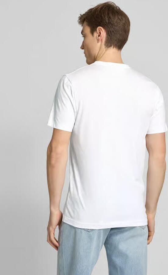 OLYMP T-shirt Casual met ton-in-ton logo-borduursel op de mouw (set 2-delig 2 stuks) - Foto 9