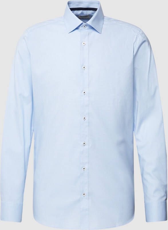 OLYMP Level Five Slim fit zakelijk overhemd met effen structuur