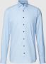 OLYMP Level Five Slim fit zakelijk overhemd van twill - Thumbnail 1