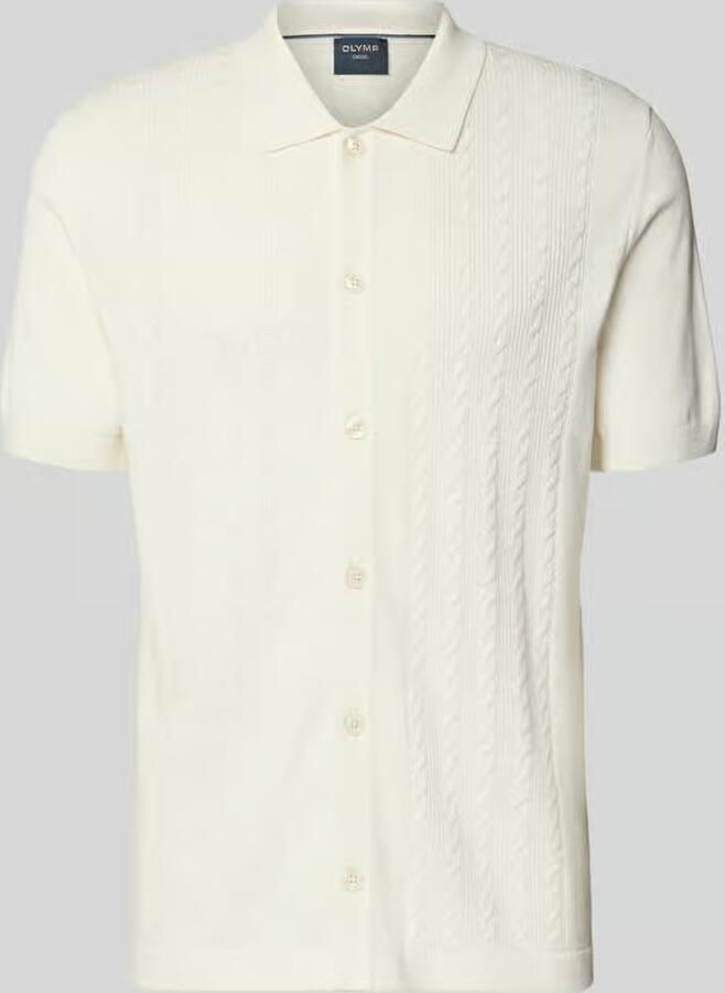 OLYMP Level Five Regular fit poloshirt met 1 2-mouwen - Foto 2