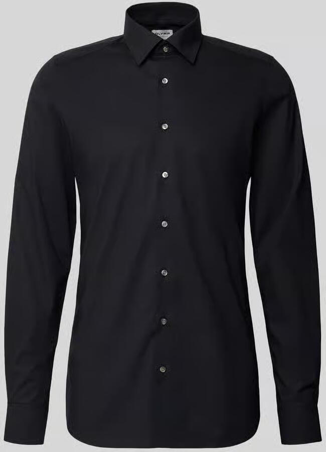 OLYMP Level Five Slim fit zakelijk overhemd van popeline met extra lange mouwen