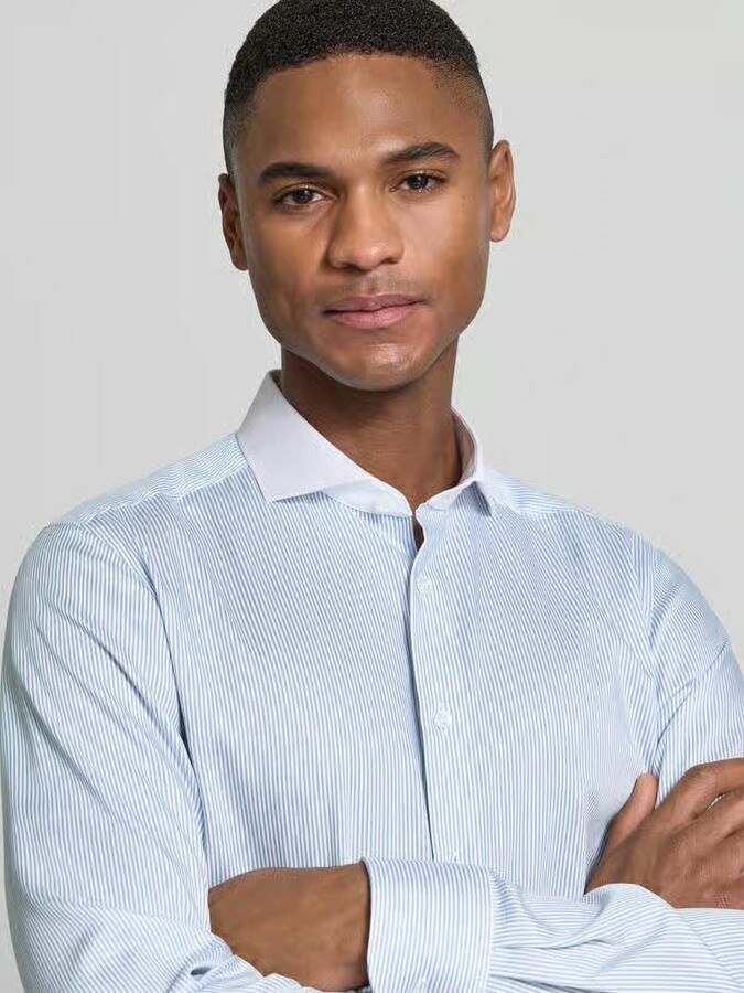 OLYMP Level Five Slim fit fineliner Zakelijk Hemd met contrastkraag - Foto 2