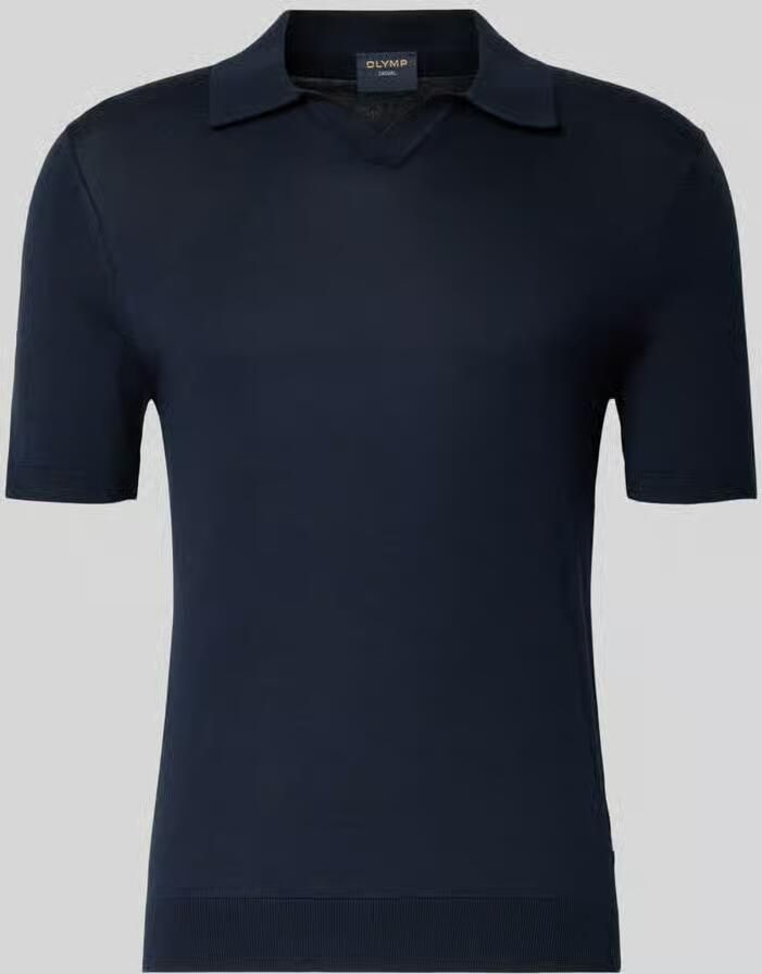 OLYMP Level Five Slim fit poloshirt van een mix van lyocell en katoen - Foto 2