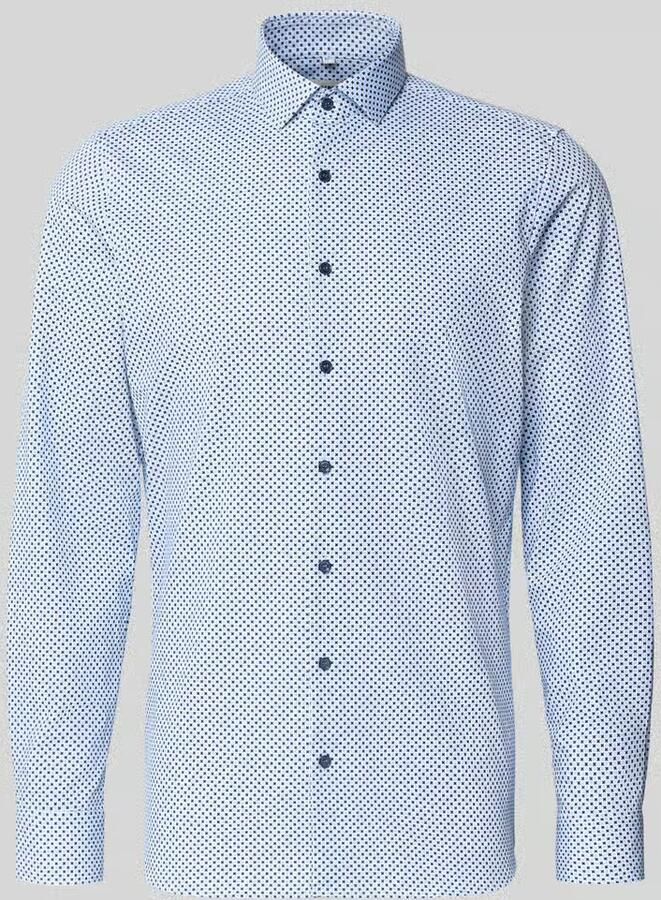 OLYMP Level Five Slim fit vrijetijdsoverhemd met kentkraag - Foto 2