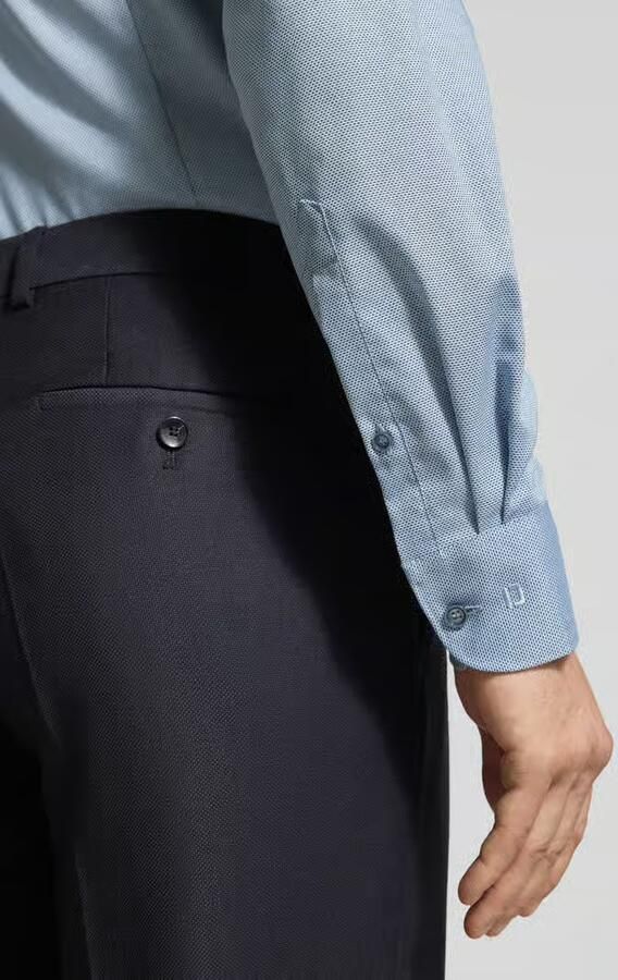 OLYMP Level 5 Slim fit vrijetijdsoverhemd met Kentkraag